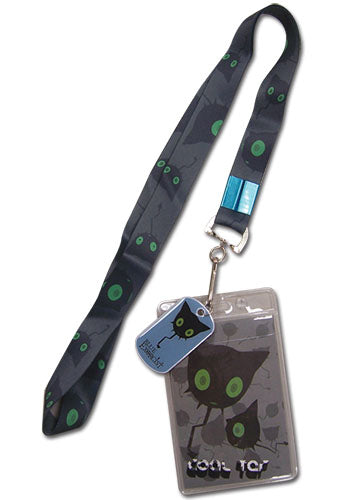 Blue Exorcist Ao No Coal Tar Lanyard W/ Charm