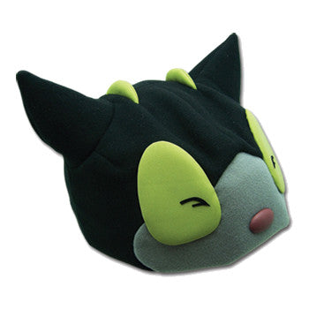 Blue Exorcist Kuro Cat Fleece Beanie Hat Side