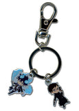 Blue Exorcist - Rin & Yukio Metal Keychain Shadow Anime