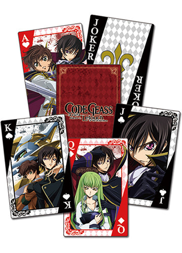 Code Geass Group Poker Playing Cards