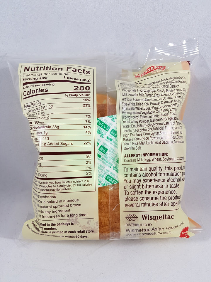 D-Plus Maple Flavor Sweet Bread Back