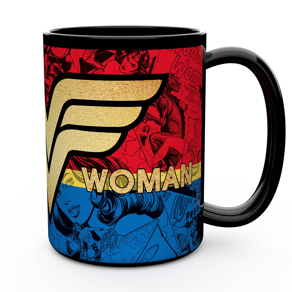 DC Comic Wonder Woman Color Change Mug 15oz Front