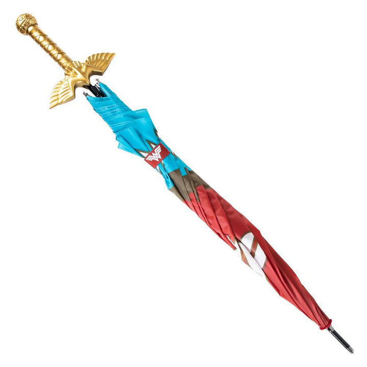 DC Comics Wonder Woman Sword Handle Umbrella Closed