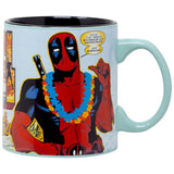 Deadpool Greetings From Wishes Ceramic Mug 20 oz Back