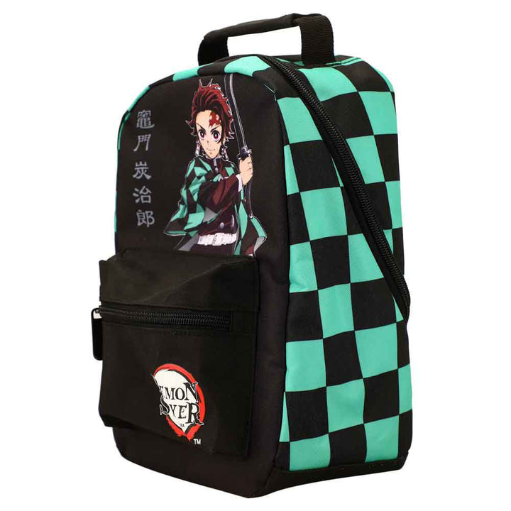 Demon Slayer Tanjiro Insulated Lunch Bag Left Side
