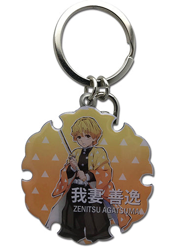 Demon Slayer Zenitsu Metal Keychain