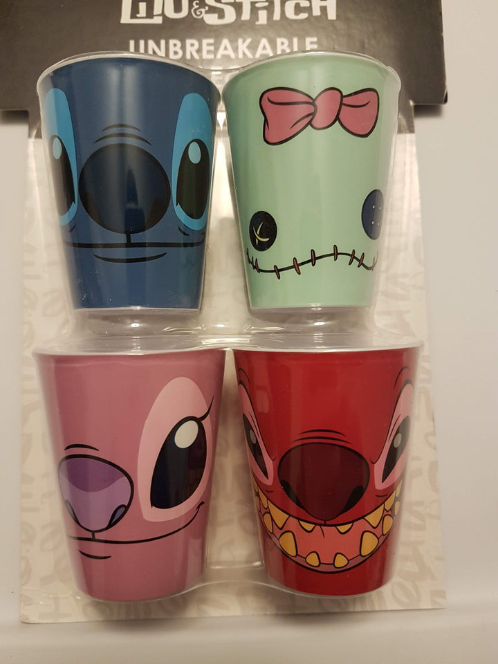 Disney Lilo & Stitch Unbreakable Mini Collectible Cups 1.5 oz Close Up