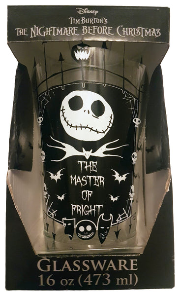 Disney Nightmare Before Christmas Master of Fright Pint Glass 16 oz