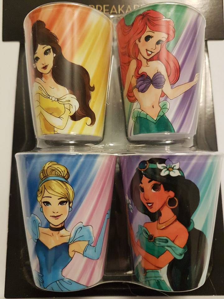 Disney Princess Unbreakable Mini Collectible Cups 1.5 oz Close Up