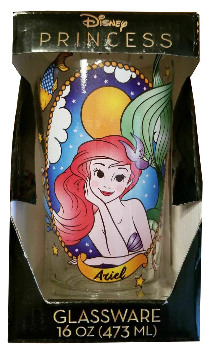Disney Princess The Little Mermaid Ariel Pint Glass 16 oz