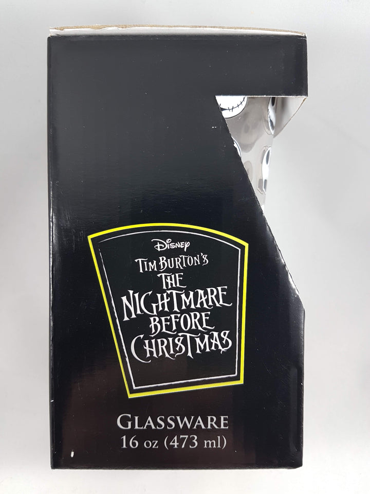Disney The Nightmare Before Christmas Jack Faces Pint Glass 16 oz Left Side