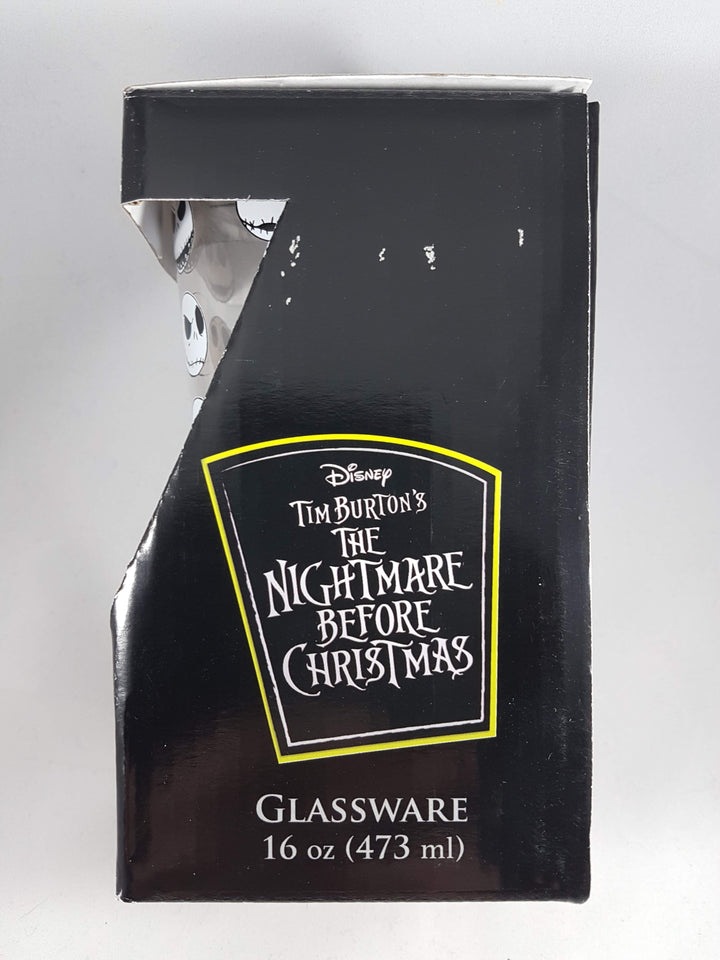 Disney The Nightmare Before Christmas Jack Faces Pint Glass 16 oz Right Side