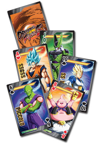 Dragon Ball Fighter Z Group Poker Playing Cards
