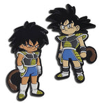 Dragon Ball Super Kid Broly & Goku Enamel Lapel Pins Set of 2