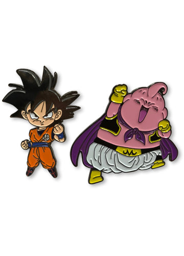Dragon Ball Z Super Buu & Goku Pins Set of 2