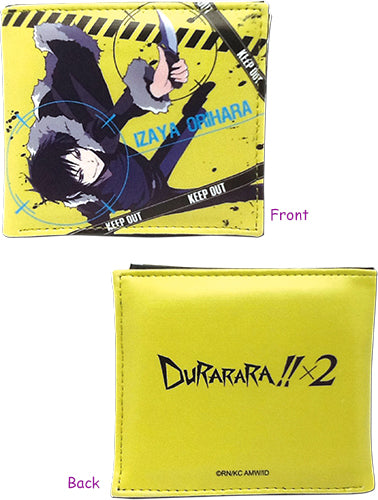 Durarara!! x2 Izaya Orihara Keep Out Bifold Wallet