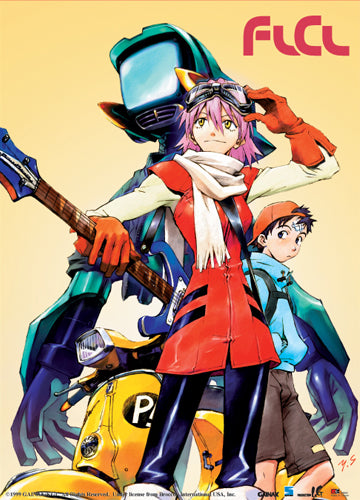 FLCL Fooly Cooly Haruko & Naota Wall Scroll