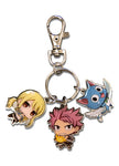 Fairy Tail Natsu, Happy and Lucy S7 Metal Keychain