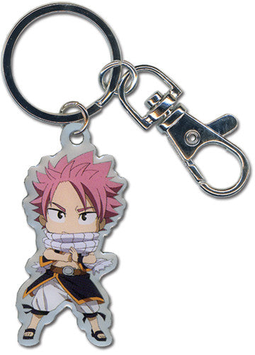 Fairy Tail - Natsu Metal Keychain Shadow Anime