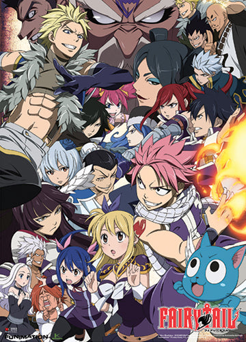 Fairy Tail Season 6 Key Art Wall Scroll Shadow Anime