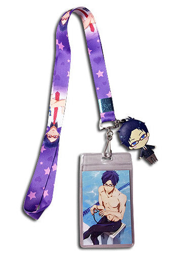 Free! Iwatobi Swim Club Rei Ryugazaki Lanyard W/ Charm