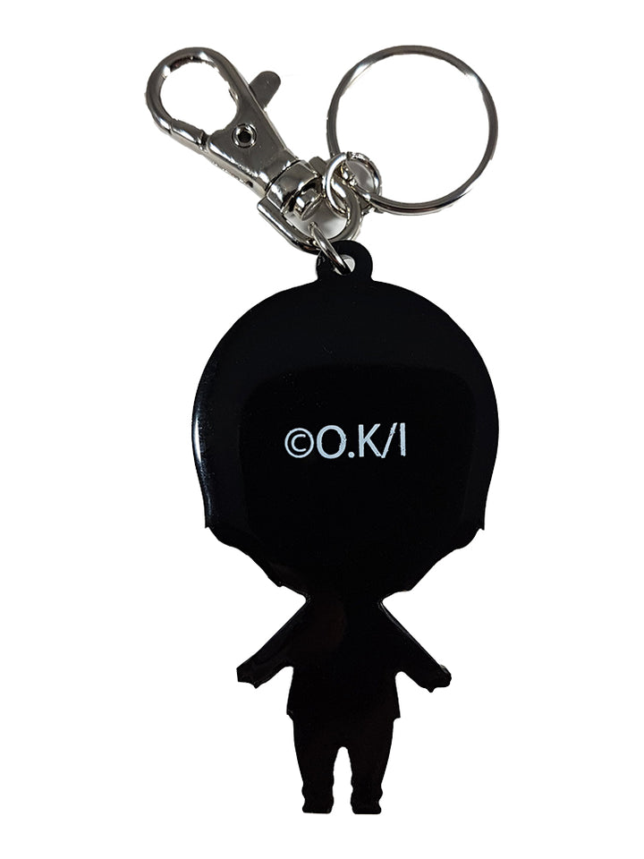 Free! Iwatobi Swim Club Haruka Keychain Back with Licensing Information