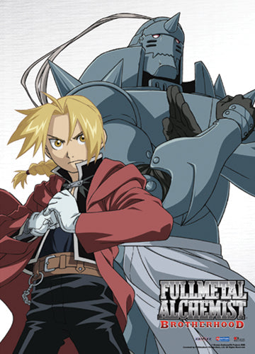 Fullmetal Alchemist Brotherhood Elric Brothers Wall Scroll