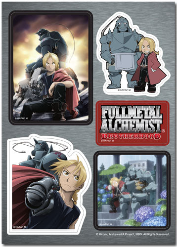 Fullmetal Alchemist Edward & Alphonse Elric Sticker Set