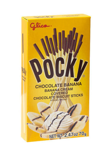 Glico Pocky Chocolate Banana Covered Biscuit Sticks 2.47oz