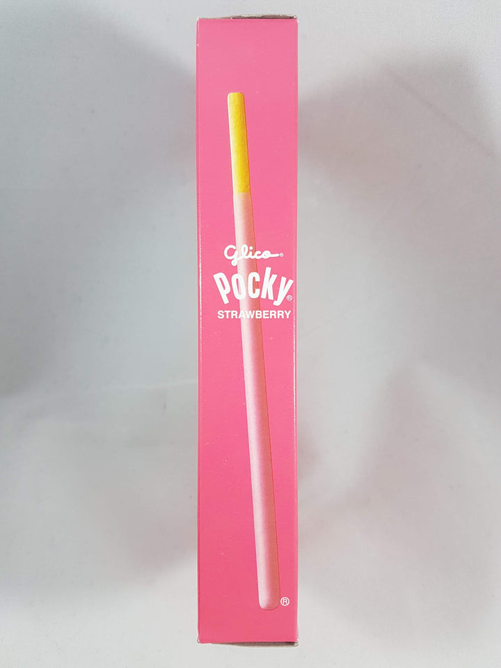 Glico Pocky Strawberry Covered Biscuit Sticks 2.47oz Right Side