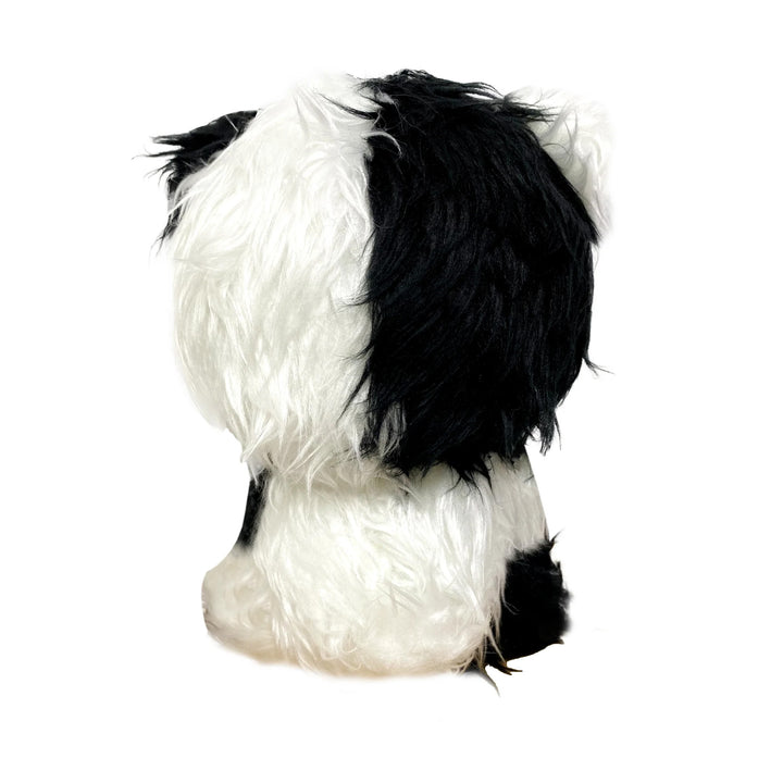 Gloomy Bear Black White Fur 8" Sitting Plush Doll Back
