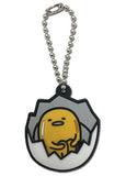 Gudetama The Lazy Egg Hiding Keycap Keychain