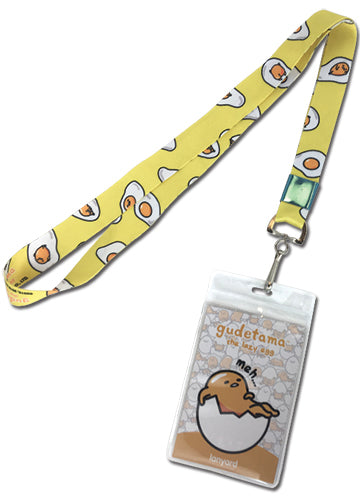 Gudetama The Lazy Egg Yolk Meh Lanyard