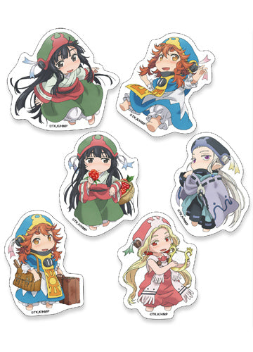 Hakumei & Mikochi Characters Die Cut Sticker Set