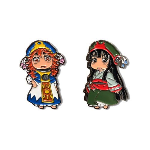 Hakumei & Mikochi Lapel Pins Set of 2