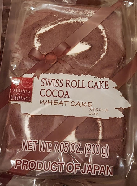 Happy Clover Chocolate Cocoa Swiss Cake Roll 4 Pack