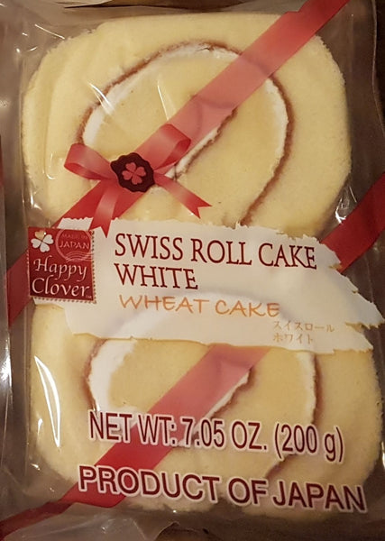 Happy Clover White Swiss Cake Roll 4 Pack