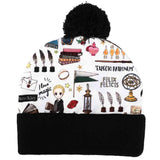 Harry Potter All Over Pom Beanie Hat Back