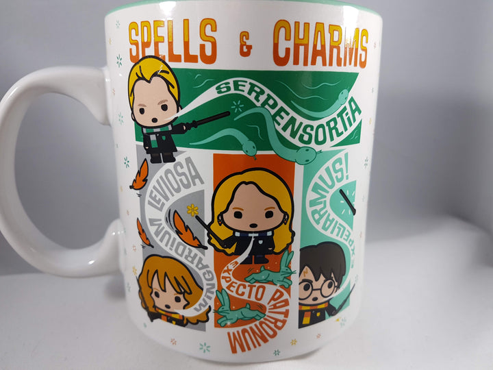 Harry Potter Characters Spells & Charms Mug Front