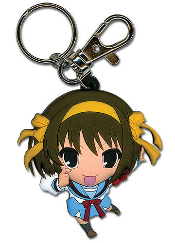 Haruhi Suzumiya - Haruhi Chan Keychain Shadow Anime