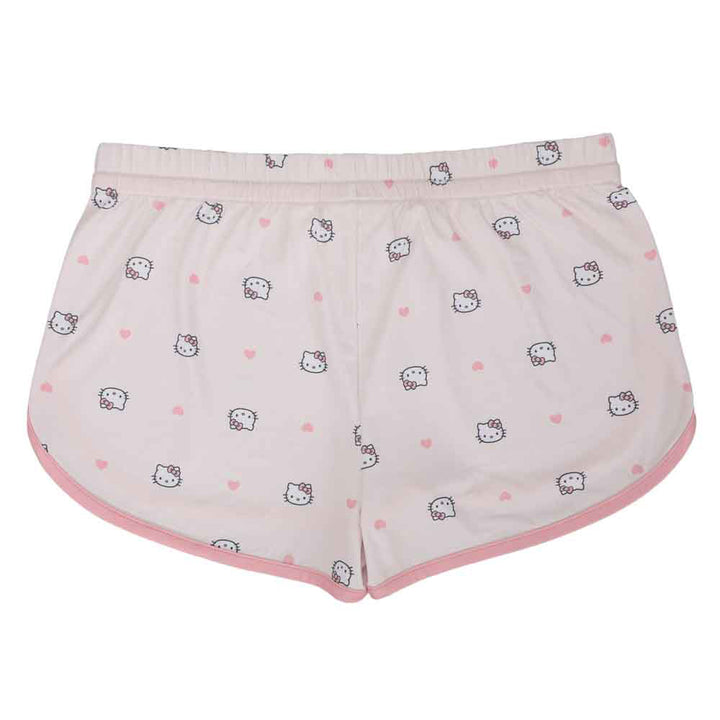 Hello Kitty Juniors Tank Top & Shorts Sleep Set Dolphin Shorts Back