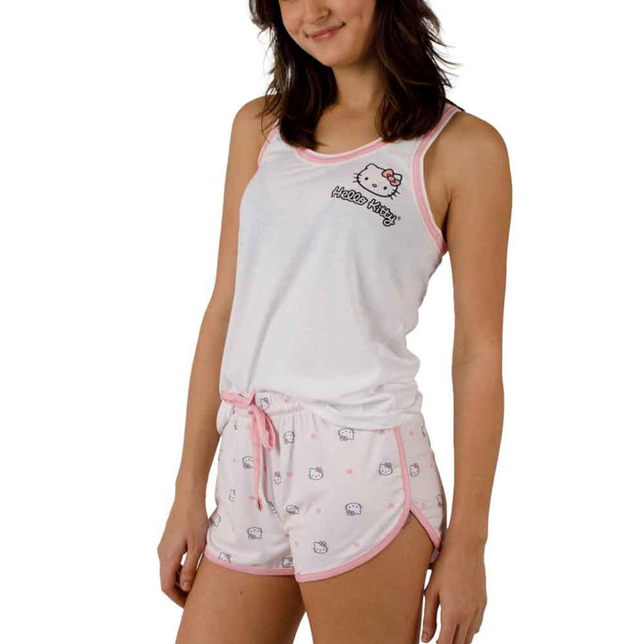 Hello Kitty Juniors Tank Top & Shorts Sleep Set Side