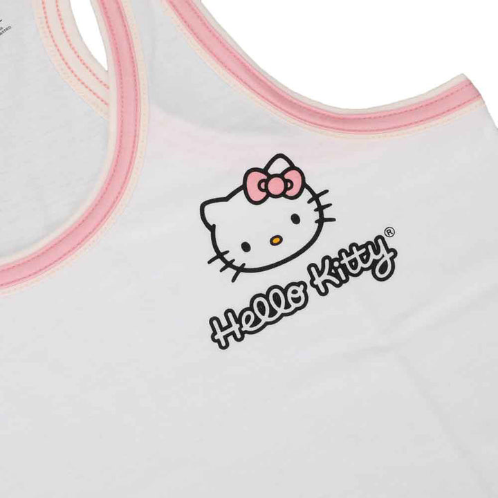 Hello Kitty Juniors Tank Top & Shorts Sleep Set Tank Top HK Logo