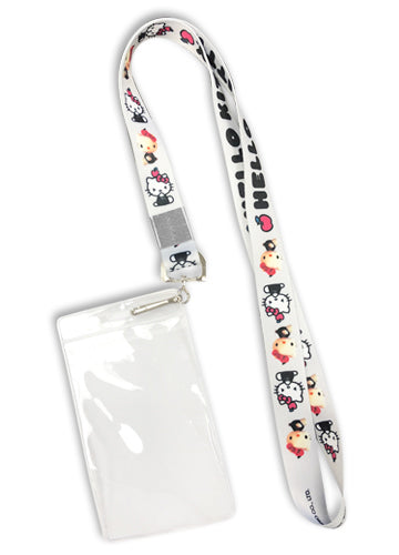 Hello Kitty Lanyard W/ ID Badge Holder