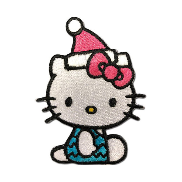 Hello Kitty Winter Outfit Side Pose Iron Sew On Patch