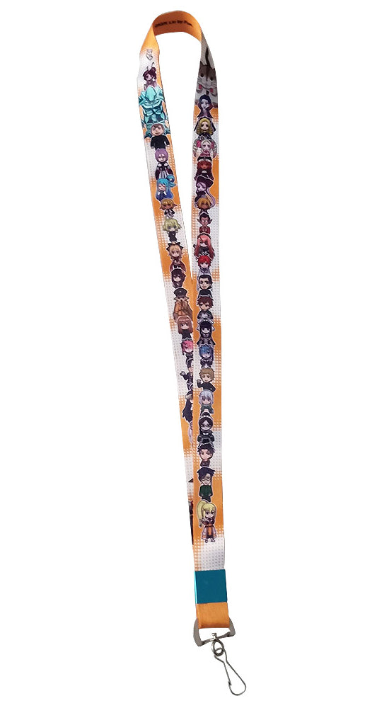 Isekai Quartet Characters Line-up Lanyard