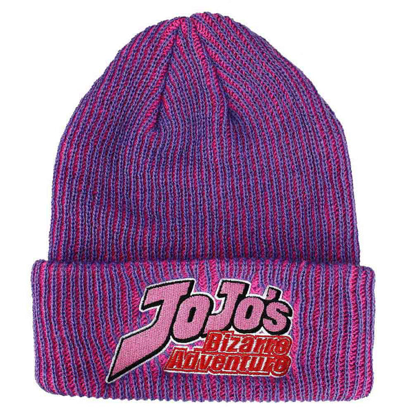JoJo's Bizarre Adventure Purple Logo Beanie Hat