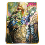 JoJo's Bizarre Adventure Group Throw Blanket