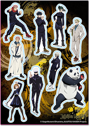 Jujutsu Kaisen Characters Group Sticker Set