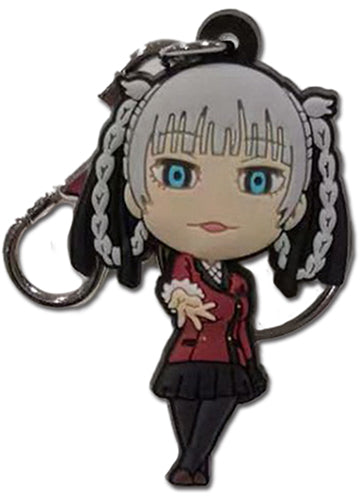 Kakegurui Kirari Momobami PVC Keychain - Student Council President Anime Accessory